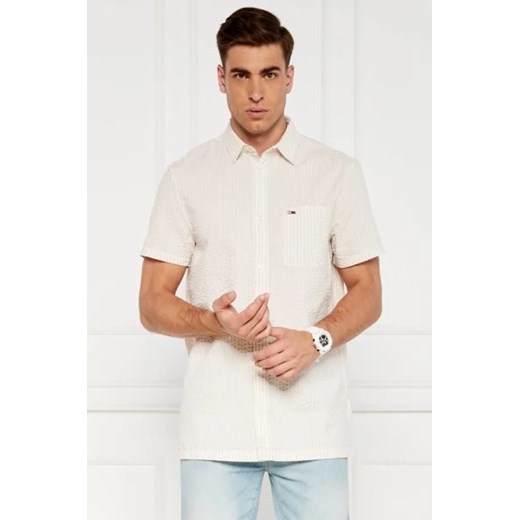 Tommy Jeans Koszula STRIPE SEERSUCKER | Regular Fit ze sklepu Gomez Fashion Store w kategorii Koszule męskie - zdjęcie 173706457