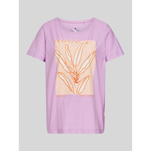 T-shirt z nadrukiem z motywem model ‘Daliah’ ze sklepu Peek&Cloppenburg  w kategorii Bluzki damskie - zdjęcie 173711945