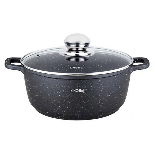 Garnek na indukcję żaroodporny z pokrywą 3,3L H4-P99 ze sklepu Edinos.pl w kategorii Garnki - zdjęcie 173715925