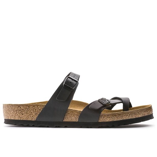 Klapki damskie BIRKENSTOCK bez zapięcia płaskie z weluru casual 