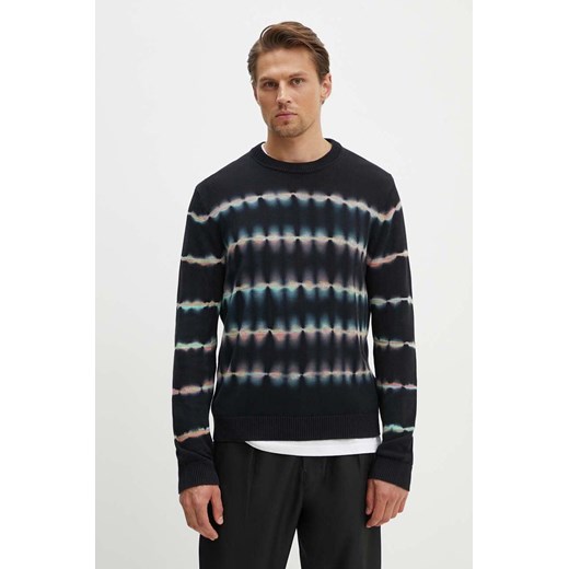 PS Paul Smith sweter bawełniany kolor czarny lekki M2R.960Y.N22151 ze sklepu ANSWEAR.com w kategorii Swetry męskie - zdjęcie 173717625