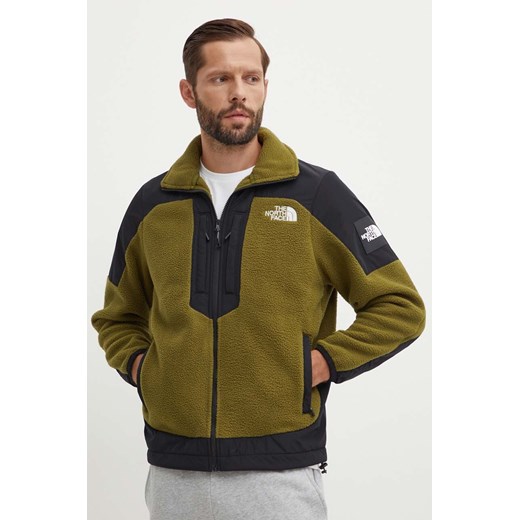 The North Face bluza polarowa M Fleeski Y2K Fz Jacket kolor zielony z aplikacją NF0A87AWPIB1 ze sklepu ANSWEAR.com w kategorii Bluzy męskie - zdjęcie 173717935