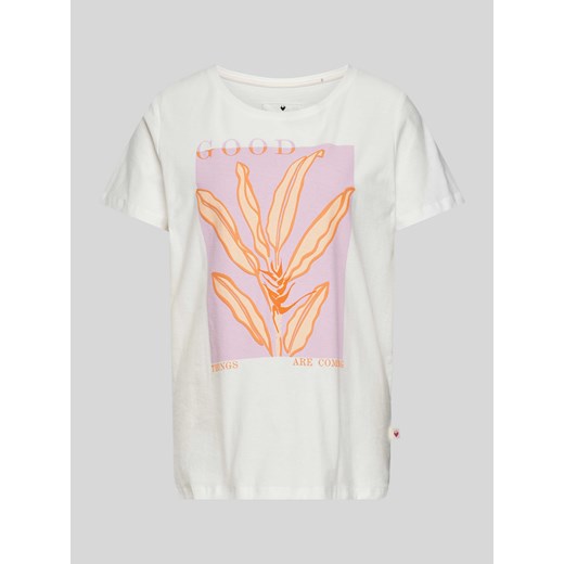 T-shirt z nadrukiem z motywem model ‘Daliah’ ze sklepu Peek&Cloppenburg  w kategorii Bluzki damskie - zdjęcie 173721578