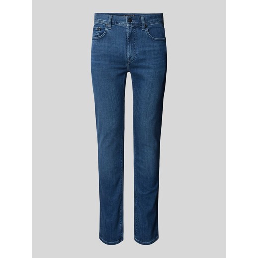 Jeansy o kroju slim fit z 5 kieszeniami model ‘BLEECKER’ ze sklepu Peek&Cloppenburg  w kategorii Jeansy męskie - zdjęcie 173721718
