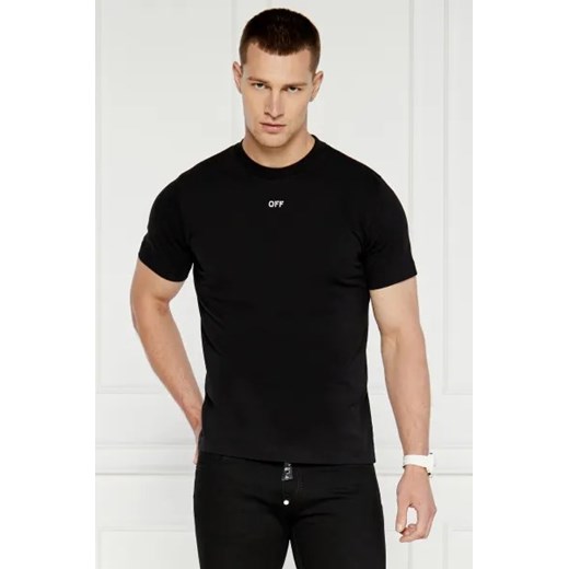 OFF-WHITE T-shirt STITCH | Regular Fit ze sklepu Gomez Fashion Store w kategorii T-shirty męskie - zdjęcie 173722696