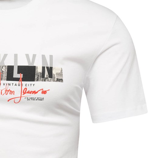 Koszulka bawełniana męska t-shirt z printem biały Recea Recea M Recea.pl okazja