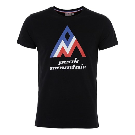 Peak Mountain Koszulka w kolorze czarnym ze sklepu Limango Polska w kategorii T-shirty męskie - zdjęcie 173724617