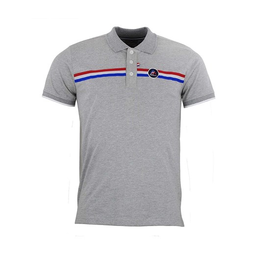 Peak Mountain Koszulka polo w kolorze szarym ze sklepu Limango Polska w kategorii T-shirty męskie - zdjęcie 173724665