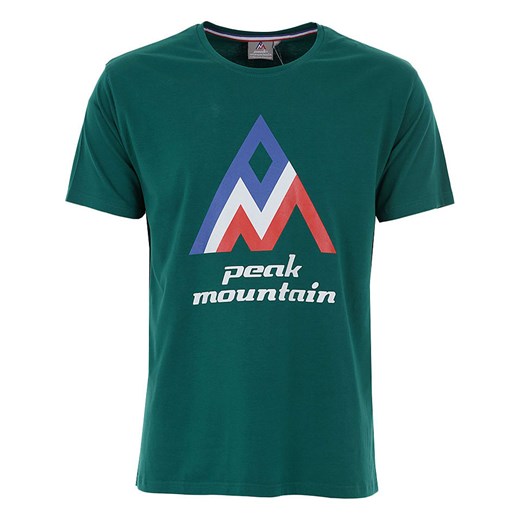 Peak Mountain Koszulka w kolorze zielonym ze sklepu Limango Polska w kategorii T-shirty męskie - zdjęcie 173724695