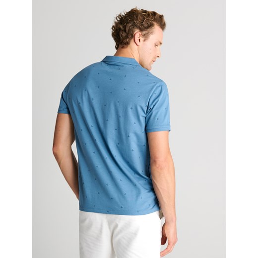 Sinsay - Koszulka polo - niebieski Sinsay 3XL Sinsay