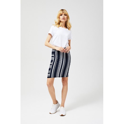 Spódnica mini w prążki XS wyprzedaż Moodo.pl