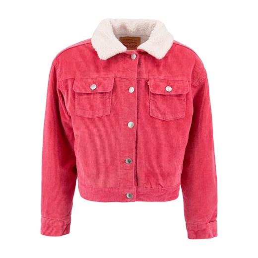 Levi&apos;s Kids Kurtka dżinsowa w kolorze czerwonym ze sklepu Limango Polska w kategorii Kurtki dziewczęce - zdjęcie 173727109