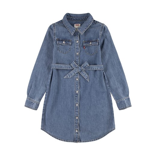 Levi&apos;s Kids Sukienka w kolorze niebieskim ze sklepu Limango Polska w kategorii Sukienki dziewczęce - zdjęcie 173727119