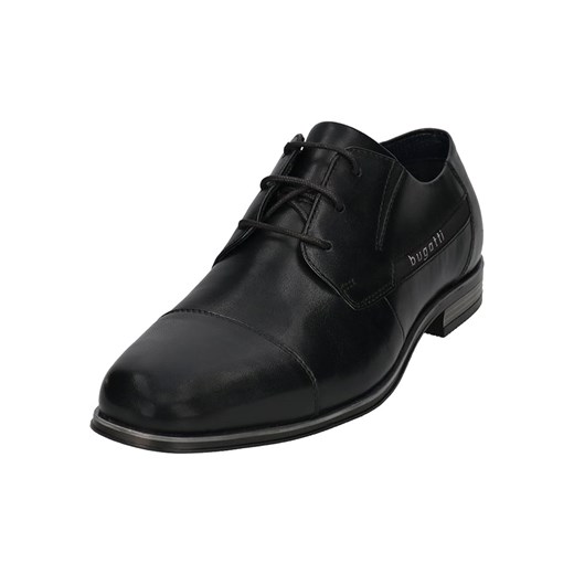 Bugatti Skórzane trzewiki &quot;A3S&quot; w kolorze czarnym Bugatti 43 wyprzedaż Limango Polska