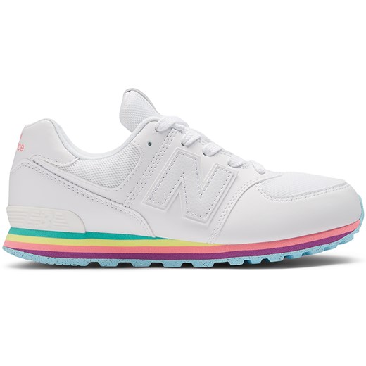 Buty dziecięce New Balance GC574KIJ – białe ze sklepu New Balance Poland w kategorii Buty sportowe dziecięce - zdjęcie 173728565