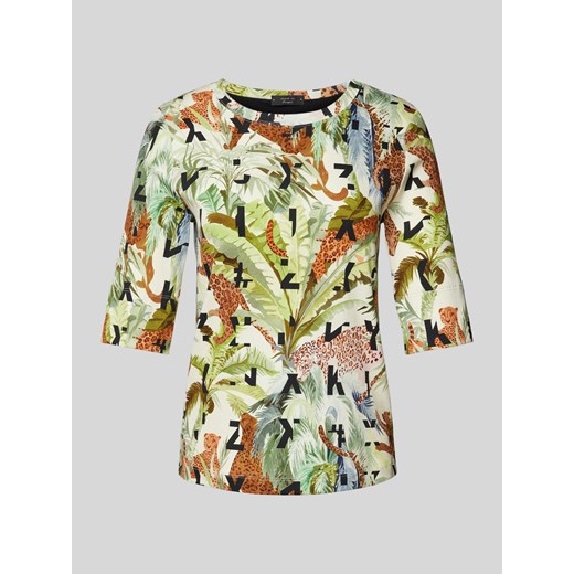 T-shirt z efektem prążkowania ze sklepu Peek&Cloppenburg  w kategorii Bluzki damskie - zdjęcie 173739695
