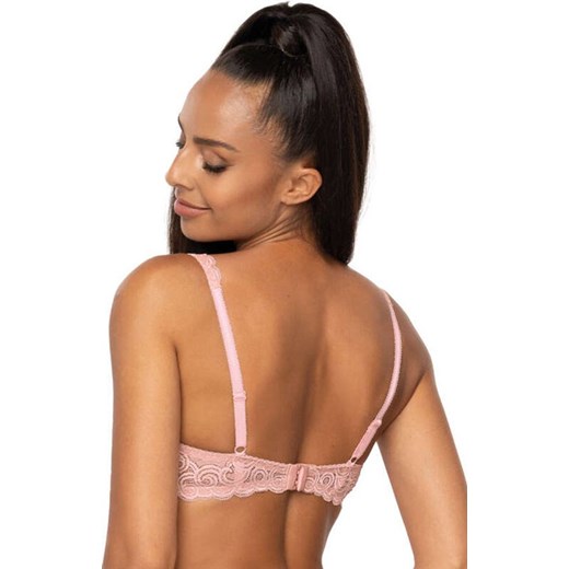 Biustonosz usztywniany pudrowy róż Natalie Big M-3824/22, Kolor róż pudrowy, Rozmiar 80H, Mat ze sklepu Intymna w kategorii Biustonosze - zdjęcie 173741465