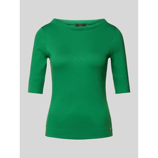 T-shirt z prążkowanym dekoltem w łódkę ze sklepu Peek&Cloppenburg  w kategorii Bluzki damskie - zdjęcie 173743469