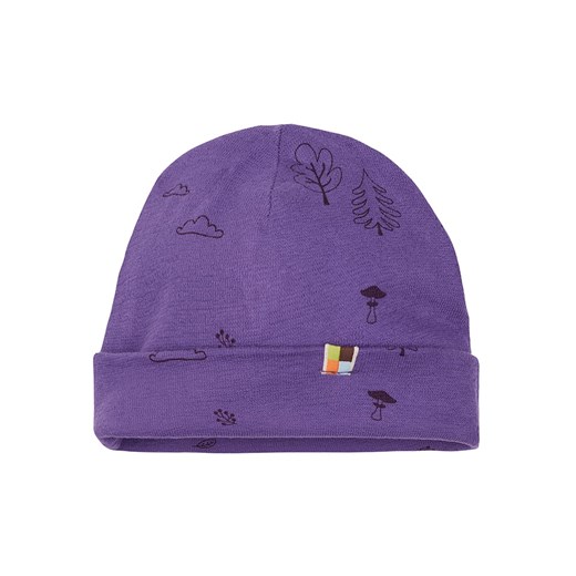loud + proud Czapka beanie w kolorze fioletowym ze sklepu Limango Polska w kategorii Czapki dziecięce - zdjęcie 173744646
