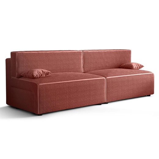 Różowa rozkładana sofa - Lider 3X ze sklepu Edinos.pl w kategorii Sofy i kanapy - zdjęcie 173746886