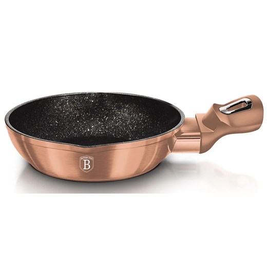 Mała granitowa patelnia na indukcję 16cm - Kongo 8X ze sklepu Edinos.pl w kategorii Naczynia - zdjęcie 173747307