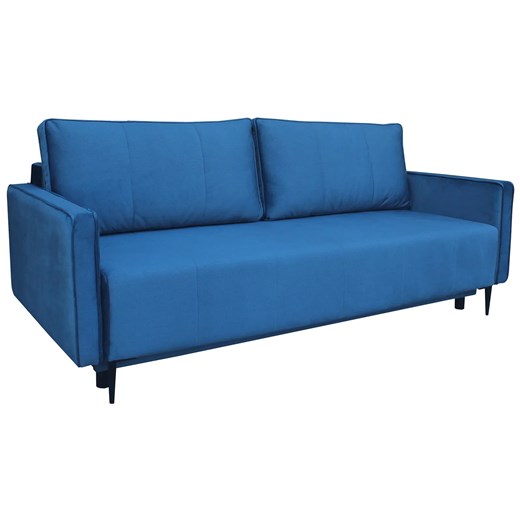 Niebieska sofa z funkcją spania i pojemnikiem A9-M04 ze sklepu Edinos.pl w kategorii Sofy i kanapy - zdjęcie 173747318