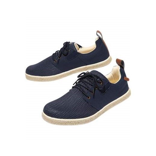 Płócienne mokasyny z gumką Summer ze sklepu Atlas For Men w kategorii Mokasyny męskie - zdjęcie 173748396