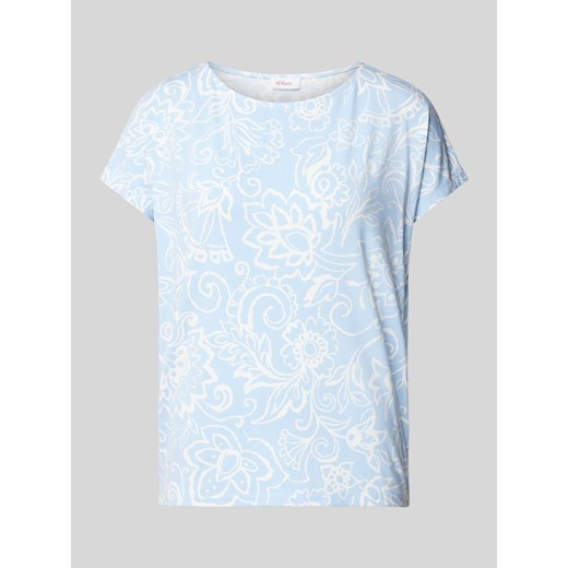 T-shirt z okrągłym dekoltem ze sklepu Peek&Cloppenburg  w kategorii Bluzki damskie - zdjęcie 173750287