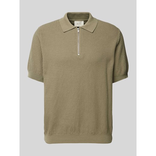 Koszulka polo o kroju regular fit z zamkiem błyskawicznym model ‘MOMENT’ ze sklepu Peek&Cloppenburg  w kategorii T-shirty męskie - zdjęcie 173750557