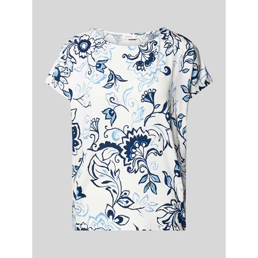T-shirt z okrągłym dekoltem ze sklepu Peek&Cloppenburg  w kategorii Bluzki damskie - zdjęcie 173750676