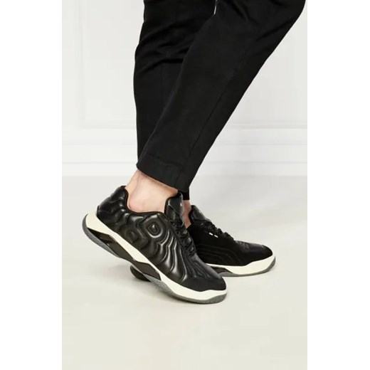 BOSS BLACK Skórzane sneakersy Courtstride_Tenn_Ltm 40 Gomez Fashion Store wyprzedaż