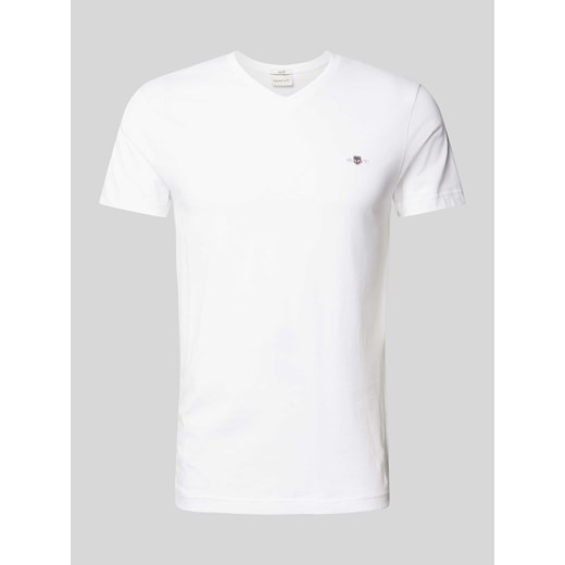T-shirt o kroju regular fit z wyhaftowanym logo ze sklepu Peek&Cloppenburg  w kategorii T-shirty męskie - zdjęcie 173760277