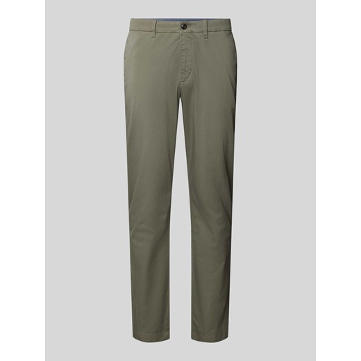 Chinosy o kroju regular fit z kieszeniami z tyłu ze sklepu Peek&Cloppenburg  w kategorii Spodnie męskie - zdjęcie 173760335