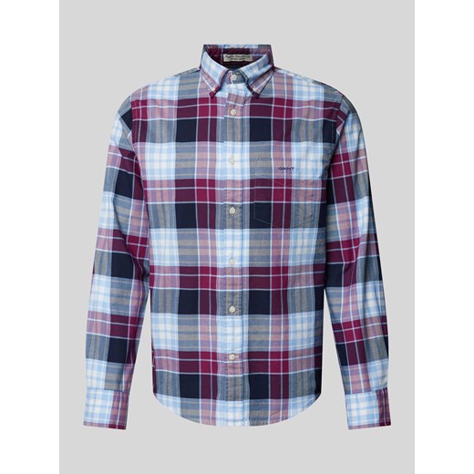 Koszula casualowa o kroju regular fit z wyhaftowanym logo ze sklepu Peek&Cloppenburg  w kategorii Koszule męskie - zdjęcie 173760569