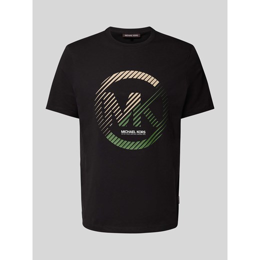 T-shirt z nadrukiem z logo model ‘VICTORY’ ze sklepu Peek&Cloppenburg  w kategorii T-shirty męskie - zdjęcie 173760636