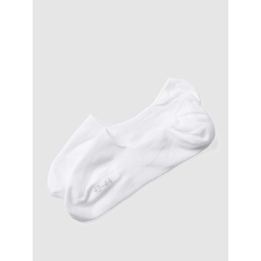 Skarpetki stopki z detalem z logo w zestawie 2 szt. model ‘Uni’ ze sklepu Peek&Cloppenburg  w kategorii Skarpetki męskie - zdjęcie 173760657