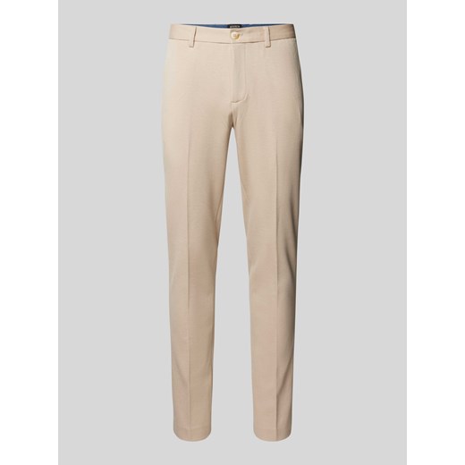 Chinosy o kroju slim fit w kant model ‘Mott’ ze sklepu Peek&Cloppenburg  w kategorii Spodnie męskie - zdjęcie 173760705