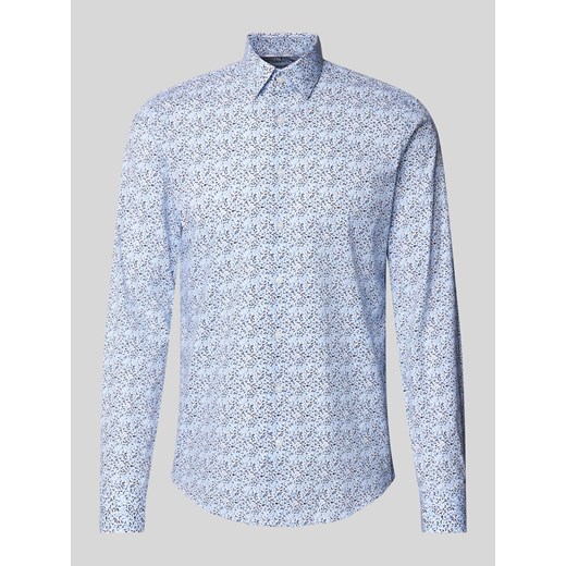 Koszula biznesowa o kroju slim fit z kołnierzykiem typu kent model ‘Bari’ ze sklepu Peek&Cloppenburg  w kategorii Koszule męskie - zdjęcie 173760828
