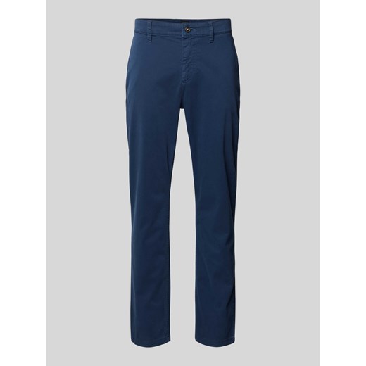 Chinosy o kroju tapered fit ze szlufkami na pasek ze sklepu Peek&Cloppenburg  w kategorii Spodnie męskie - zdjęcie 173760896
