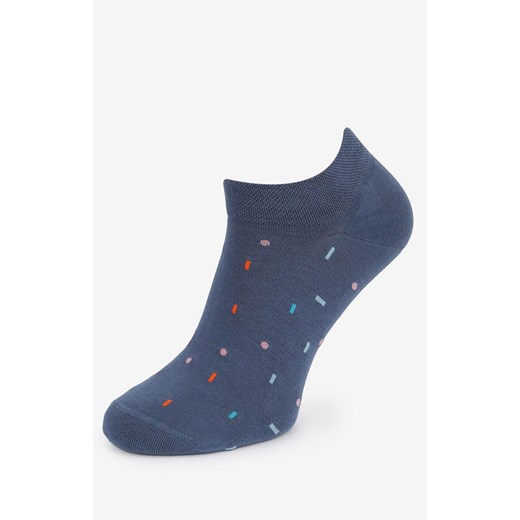 Marilyn stopki męskie jeansowe w kolorowy wzór Geometric, Kolor jeans-wzór, Rozmiar 41-45, Marilyn ze sklepu Primodo w kategorii Skarpetki męskie - zdjęcie 173762257