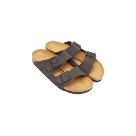 Klapki damskie BIRKENSTOCK skórzane bez zapięcia