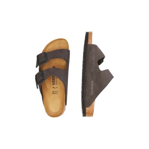 Klapki damskie BIRKENSTOCK skórzane bez zapięcia