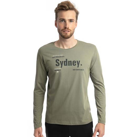 Roadsign Koszulka w kolorze khaki ze sklepu Limango Polska w kategorii T-shirty męskie - zdjęcie 173764538