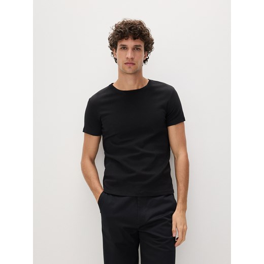 Reserved - T-shirt slim fit - czarny Reserved L Reserved