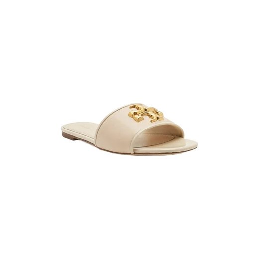 TORY BURCH Skórzane klapki Eleanor ze sklepu Gomez Fashion Store w kategorii Klapki damskie - zdjęcie 173769809