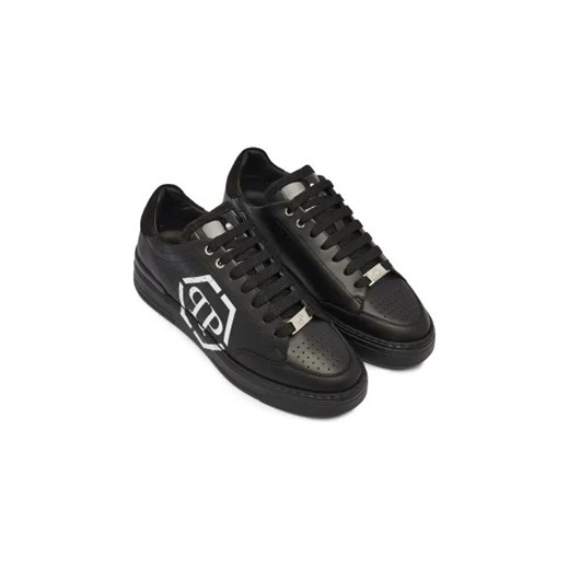 Philipp Plein Skórzane sneakersy Hexagon 43 Gomez Fashion Store