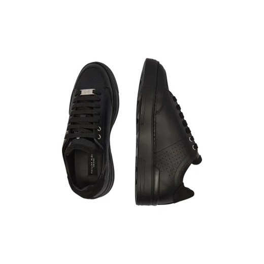 Philipp Plein Skórzane sneakersy Hexagon 42 Gomez Fashion Store