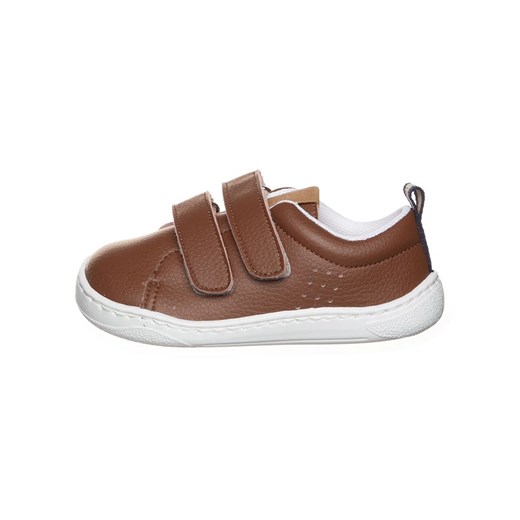 kmins Skórzane sneakersy w kolorze brązowym ze sklepu Limango Polska w kategorii Buty sportowe dziecięce - zdjęcie 173773275