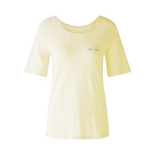 Oui Koszulka w kolorze biało-żółtym ze sklepu Limango Polska w kategorii Bluzki damskie - zdjęcie 173773457