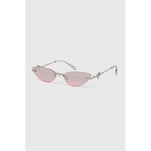 Aldo okulary przeciwsłoneczne BARBIECATEYE damskie kolor srebrny 13803644 ze sklepu ANSWEAR.com w kategorii Okulary przeciwsłoneczne damskie - zdjęcie 173775558